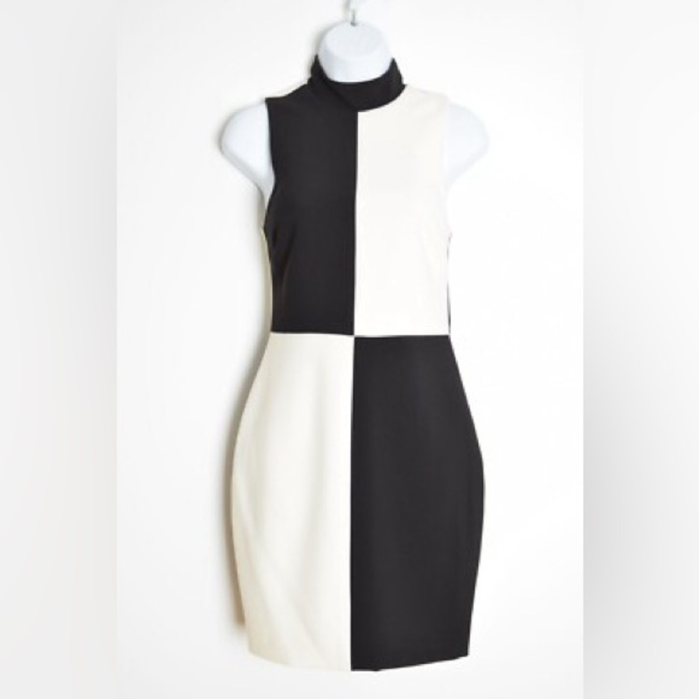 Likely Black & White Mini Dress